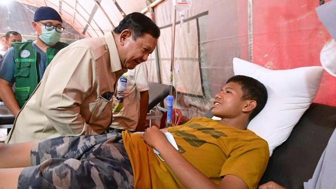 Prabowo Minta Pengungsi Bersabar: Tak Bisa Seketika Selesaikan Semua, Presiden Tak Punya Tongkat Musa