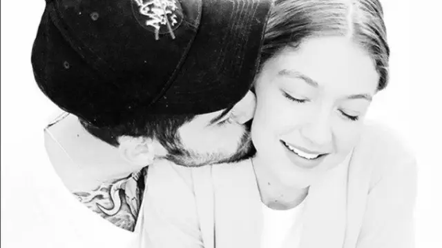 kemesraan Gigi dan Zayn (instagram @zayn)
