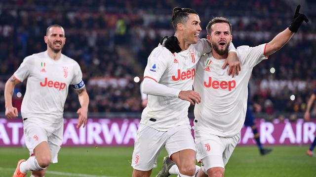 Taklukkan AS Roma, Juventus Puncaki Klasemen Liga Italia