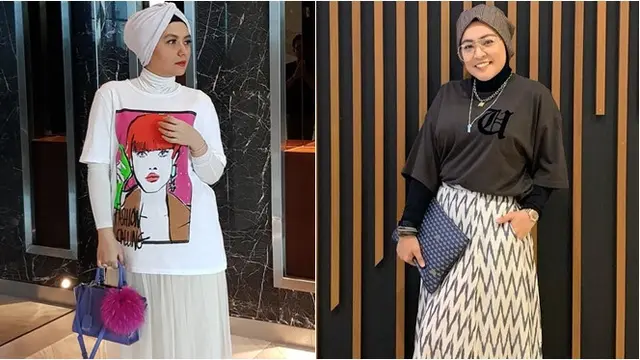 Sama-sama Senang Gunakan Turban, Ini 7 Beda Gaya Astrid Kuya dan Viona Rosalina