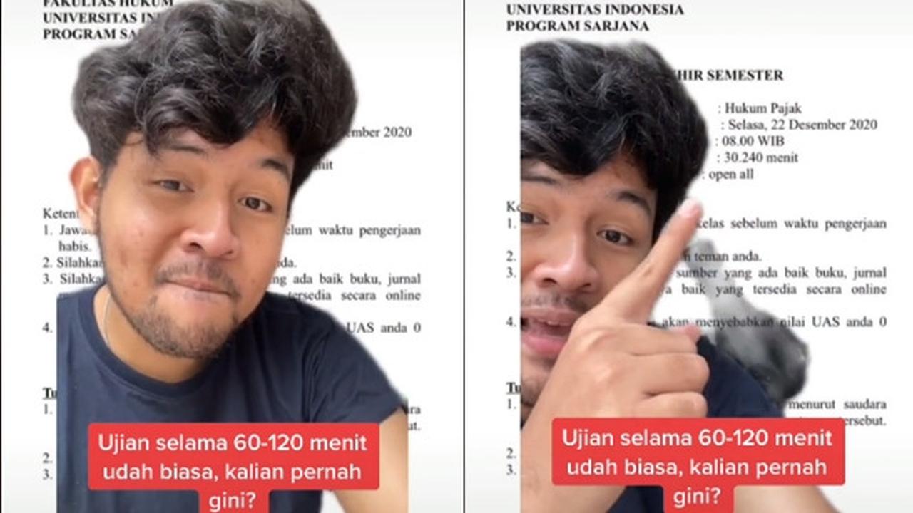 Perlihatkan Soal UAS, Waktu Pengerjaan Ujian Ini Bikin Warganet Salah Fokus