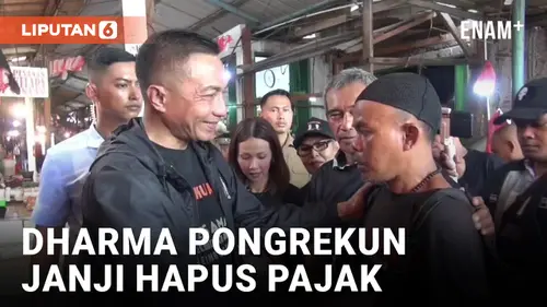 VIDEO: Sambil Peluk Pedagang, Dharma Pongrekun Janji Hapus Pajak 10 Persen