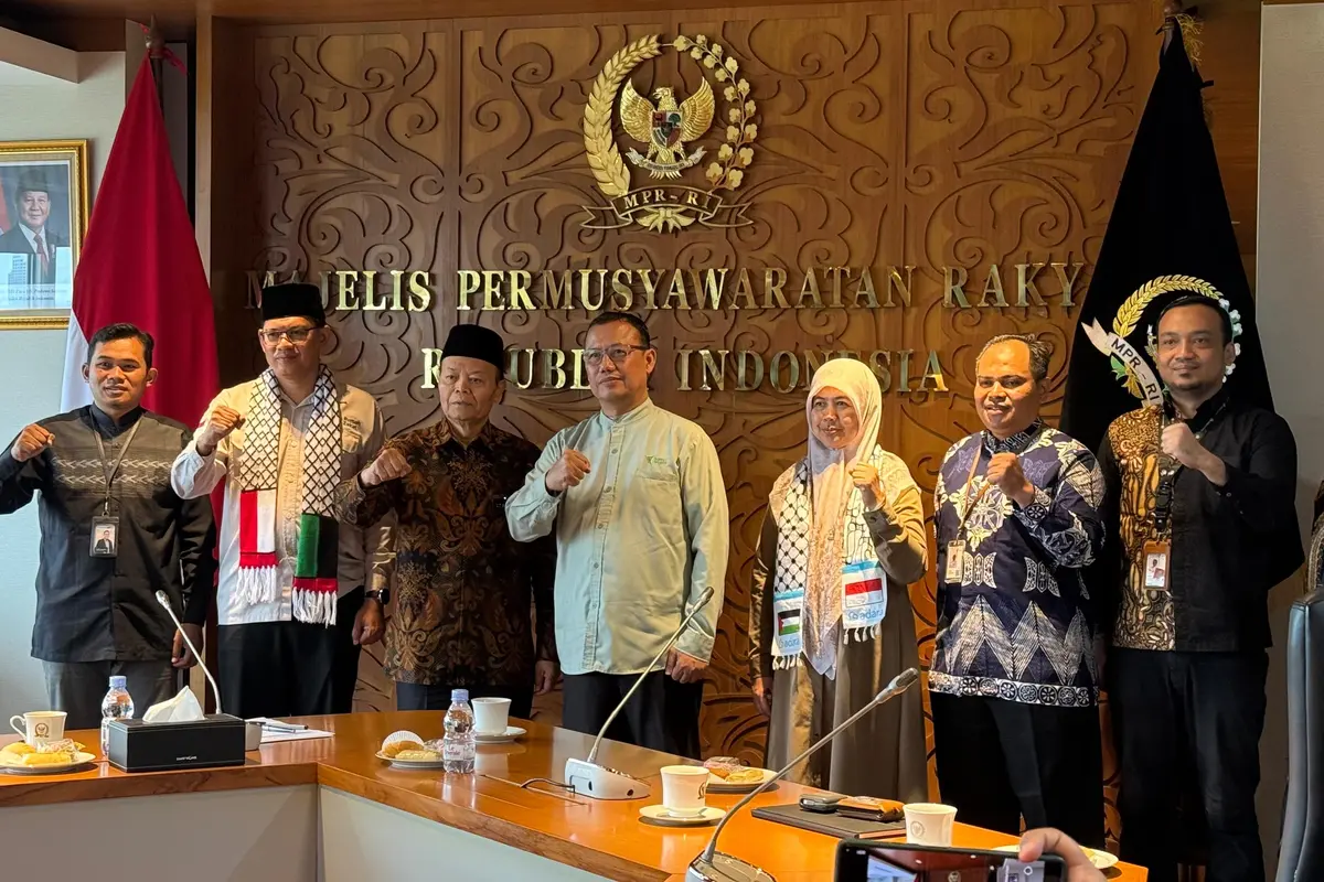 Global Peace Convoy Indonesia (GPCI) menemui MPR RI, mengadukan update WNI dalam misi Global Sumud Flotilla