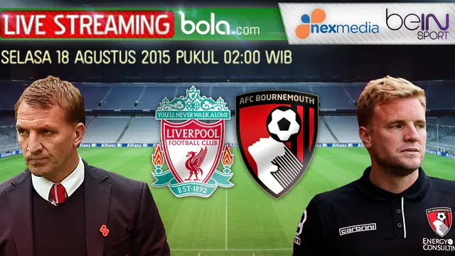 Live streaming Premier League: Liverpool vs Bournemouth