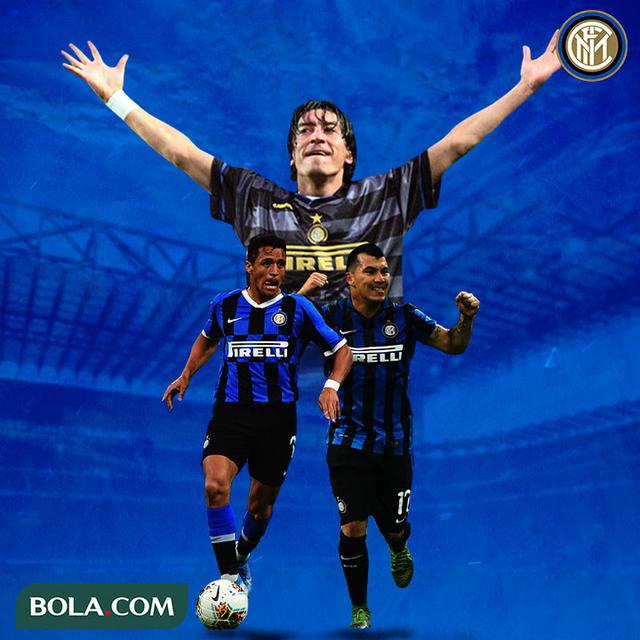 Inter Milan - Alexis Sanchez, Gary Medel, Ivan Zamorano