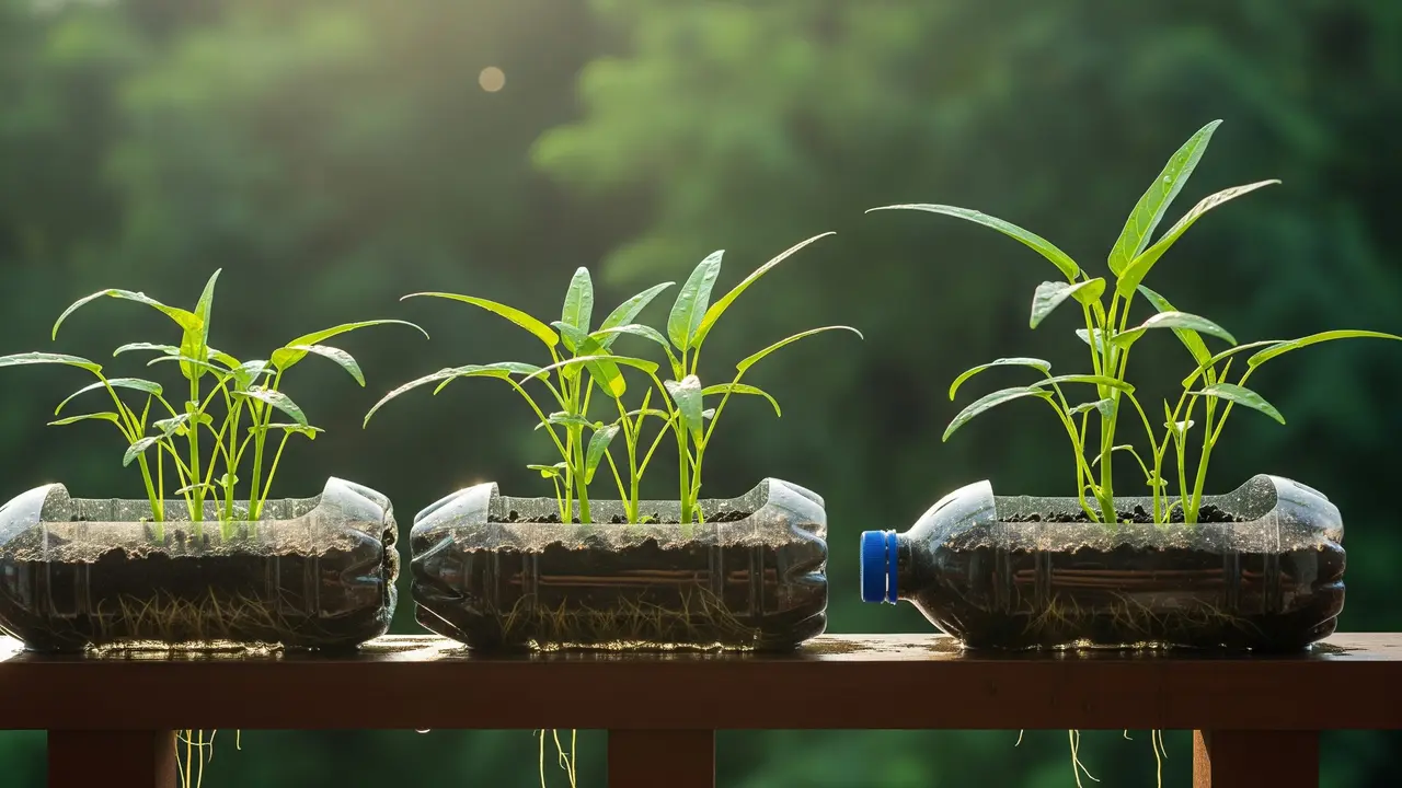 Trik Sukses Menanam Kangkung di Botol Bekas agar Daunnya Lebat, Cepat Dipanen untuk Konsumsi Harian
