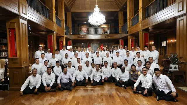 6 Potret Pembekalan Calon Menteri Prabowo di Hambalang, Raffi Ahmad Tak Terlihat