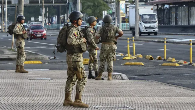 Ekuador Kerahkan Tentara Perang Lawan Narkoba