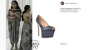 Saat menjalani sebuah pemotretan, Nagita mengenakan sepatu merek Giuseppe Zanoti. Sepatu dengan hak tinggi ini berharga Rp 13 juta. (foto: instagram.com/fashion_nagitaslavina)