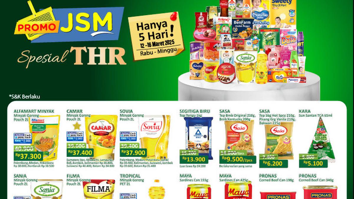Promo Supermarket Hari Ini, Terakhir 16 Maret 2025