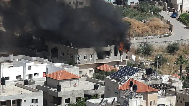Bentrokan Warga Palestina dan Pasukan Israel di Kota Jenin