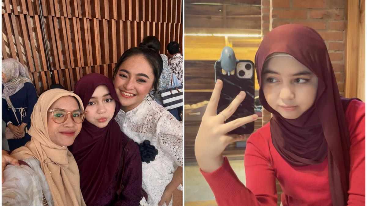 7 Inspirasi Outfit Warna Merah Sienna Anak Marshanda, Tampil Menawan dan Kekinian