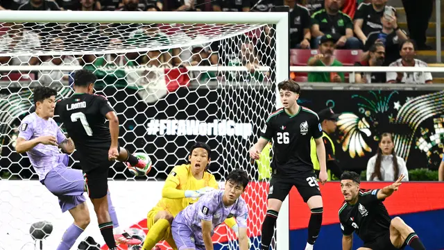 Gol tunggal Meksiko ke gawang Korea di laga kedua Piala Dunia 2026