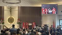 Gubernur Jakarta Pramono Anung Resmikan Gereja Katolik Kalvari di Lubang Buaya