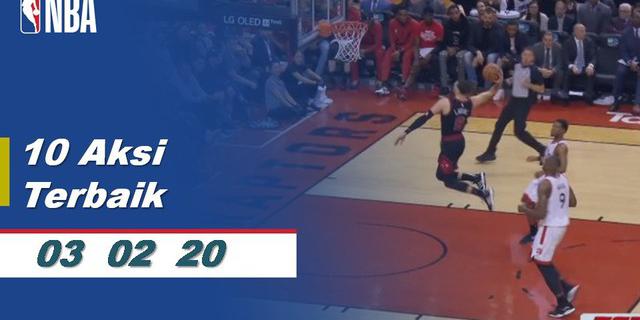 VIDEO: 10 Aksi Terbaik NBA 3 Februari 2020, Slam Dunk Zach LaVine
