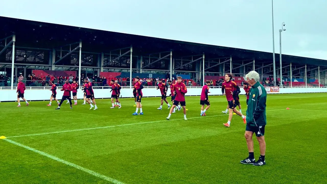 Latihan Skuad AS Roma
