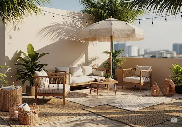 Rooftop Ala Pantai/Rooftop Rumah Sederhana Ukuran 4x4 (Sumber: gemini.com)