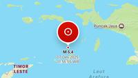 Gempa Hari Ini Magnitudo 5,4 Guncang Tanimbar Maluku, Tidak Berpotensi Tsunami
