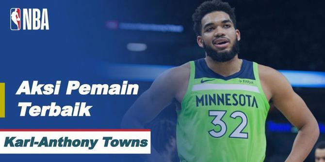 VIDEO: Aksi-Aksi Terbaik dari Karl-Anthony Towns Saat Minnesota Timberwolves Kalahkan Sacramento Kings