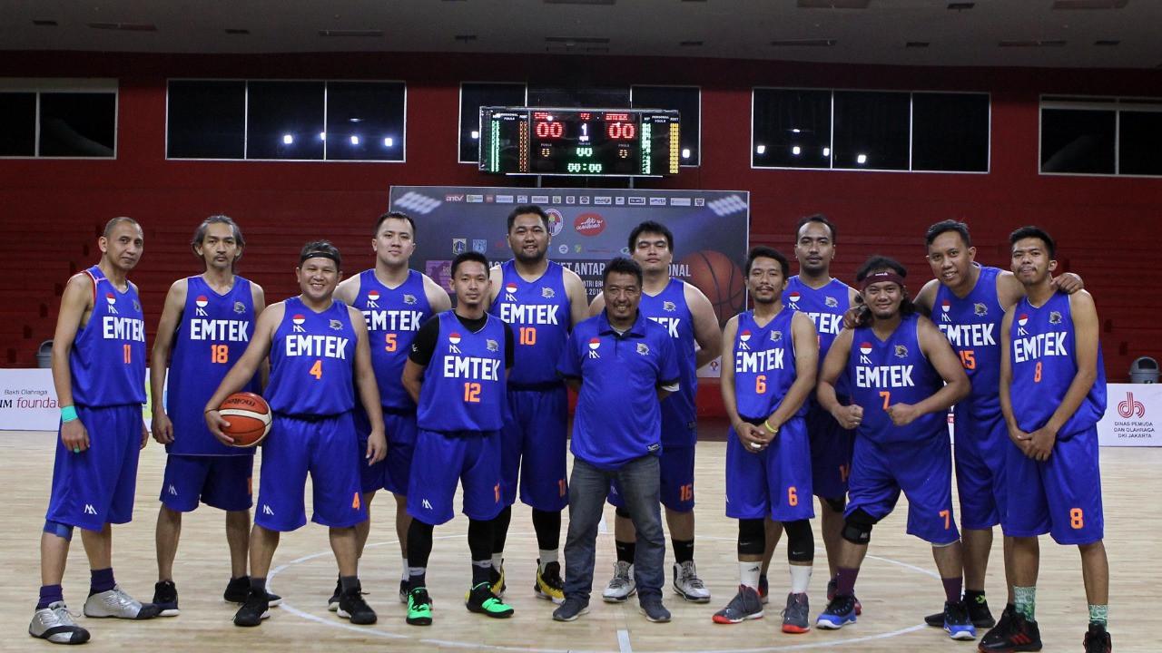 Tim Basket Emtek Tersandung di Semifinal IBBAMNAS 2019