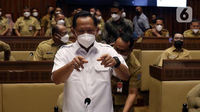 FOTO: Mendagri - DPR Bahas Evaluasi Program dan Anggaran 2021