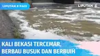 Kali Bekasi yang biasanya jernih kini berubah warna menjadi keruh kecokelatan dan mengeluarkan busa hingga bau menyengat. Diduga busa putih berasal dari limbah industri. Warga yang tinggal di bantaran kali merasa terganggu dengan bau menyengat.