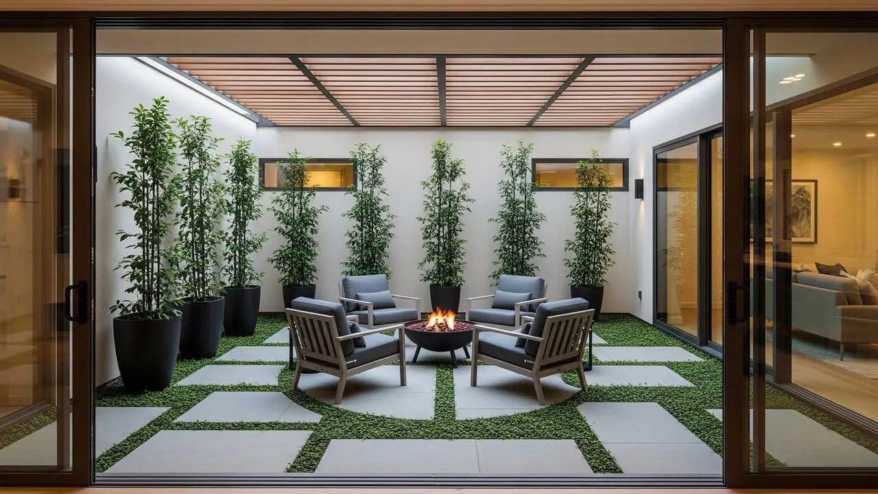 Model Inner Courtyard yang Kecil Tapi Bikin Rumah Terasa Luas