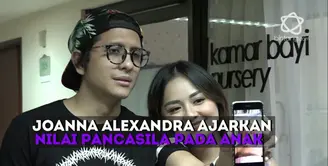 Joanna Alexandra sudah mengajarkan anak-anak tentang nilai dari Pancasila.