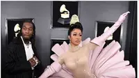 Cardi B di karpet merah Grammy Awards 2019. (dok.Instagram @popsugar/https://www.instagram.com/p/BtuR7Y1lm9P/Henry