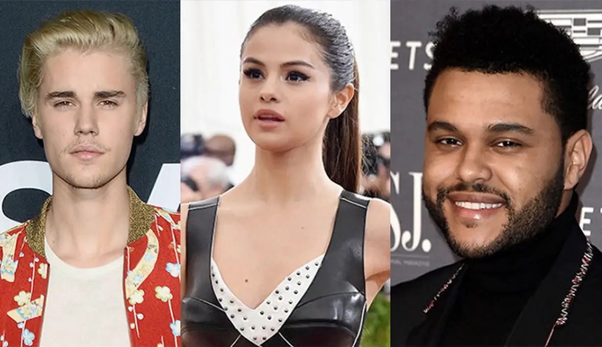 Justin Bieber nampak gerah dengan lagu The Weeknd yang menyindir penyakit Selena Gomez yang hampir merenggut nyawanya itu. (Latina)