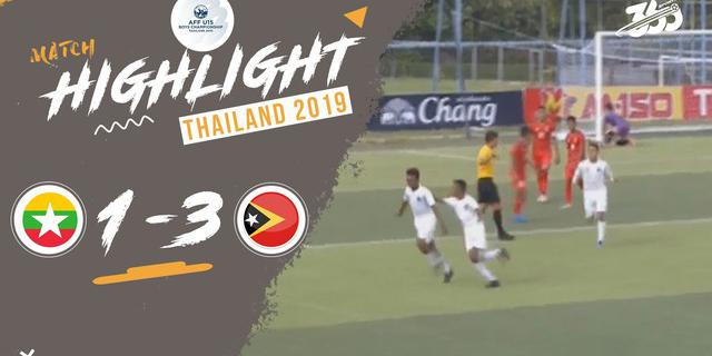 VIDEO: Seperti Timnas Indonesia, Timor Leste Kembali Menang di Piala AFF U-15 2019