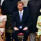 Ratu Elizabeth II dikabarkan sangat kecewa karena Pangeran Harry dan Meghan Markle tak mendiskusikan keputusan  mundur sebagai anggota senior keluarga Kerajaan Inggris tersebut terlebih dulu. (John Stillwell/Pool Photo via AP, File)