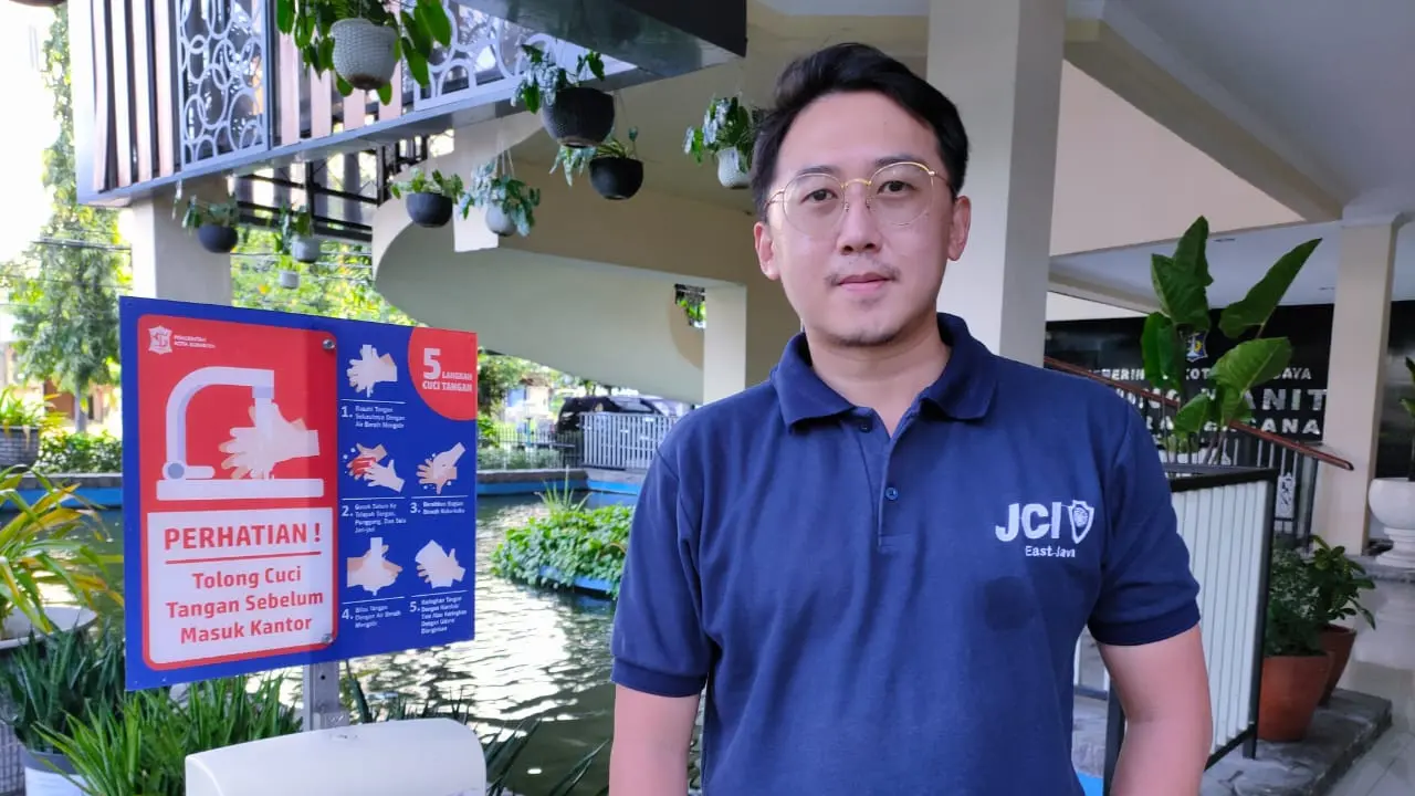 President Junior Chamber Internation (JCI) Chapter East Java Andry Tejokusuma. (Dian Kurniawan/Liputan6.com)