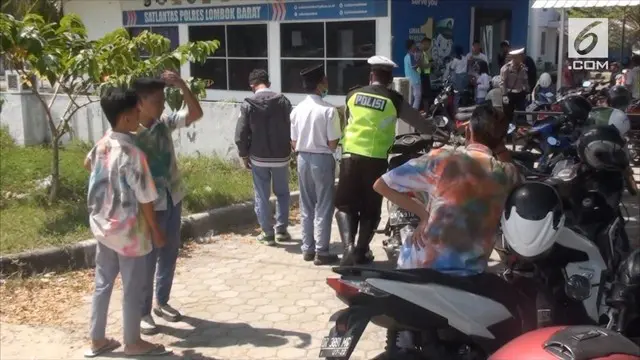 VIDEO: Sedang Corat-coret dan Konvoi, Ratusan Pelajar Ditilang