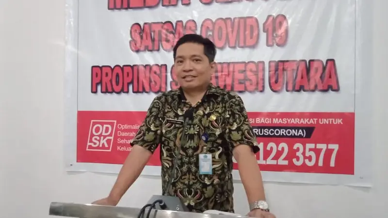 Jubir Satgas Covid-19 Provinsi Sulut dr Steaven Dandel.
