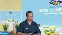Peluncuran lima produk es krim Campina yang berlangsung secara daring, Rabu, 3 November 2021 (Liputan6.com/Komarudin)