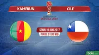 Confederations Cup 2017_Kamerun vs Cile (Bola.com/Adreanus Titus)