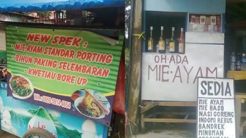 6 Trik Marketing Penjual Mi Ayam Ini Tak Biasa, Bikin Pembeli Heran