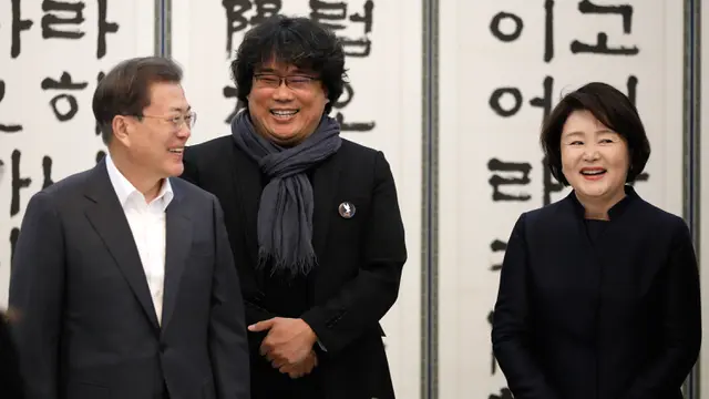 Presiden Korsel Undang Tim Film Parasite ke Blue House