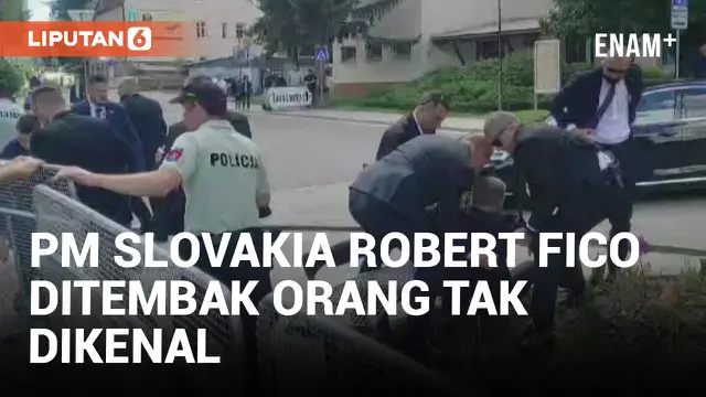 VIDEO: PM Slovakia Robert Fico Ditembak saat Sapa Warga