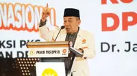 Ketua Fraksi PKS DPR Jazuli Juwaini saat hadir dalam acara konsolidasi Ketua Fraksi PKS dan Pimpinan DPRD se-Indonesia menyebut,&nbsp;Fraksi PKS merupakan salah satu pilar penting perjuangan dan kemenangan partainya pada Pemilihan Umum atau Pemilu 2024. (Ist)
