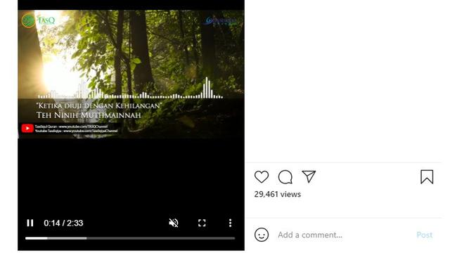 Teh Ninih (Foto: Instagram/@ninih.muthmainnah)