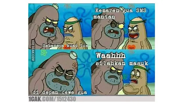 6 Meme 'Seberapa Tangguh' Seperti dalam Serial SpongeBob Ini Bikin Ngakak