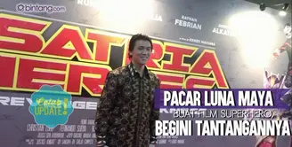 Pacar Luna Maya menggarap film superhero yang berjudul Satria Heroes: Revenge of Darkness.