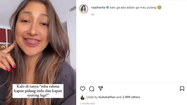 Rahma Azhari (Foto: Instagram/@raazharita)
