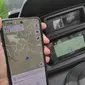 Navigasi GPS di Yamaha XMax Connected (Arief A/Liputan6.com)