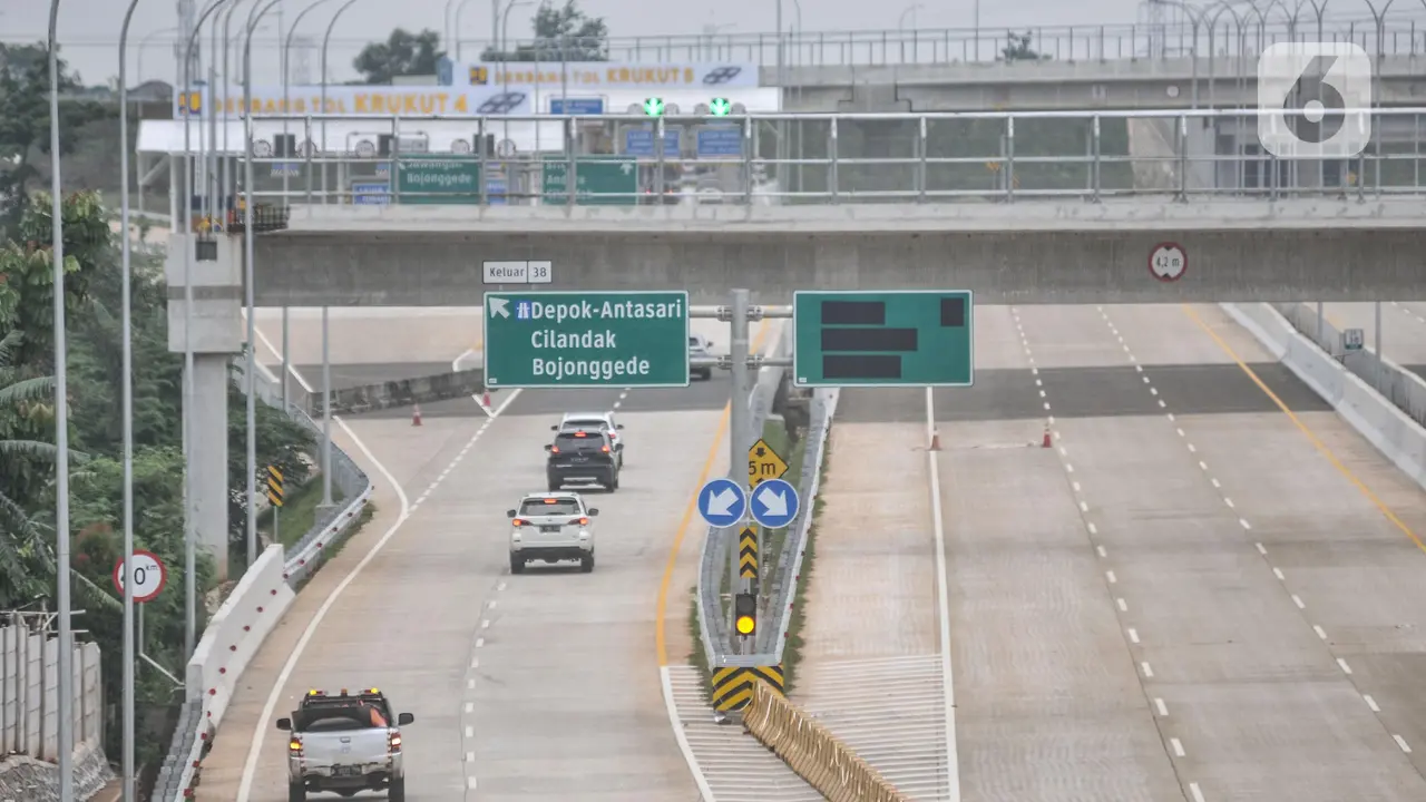 Tol Cijago Seksi 3A Kukusan-Krukut Dibuka Gratis selama Libur Nataru
