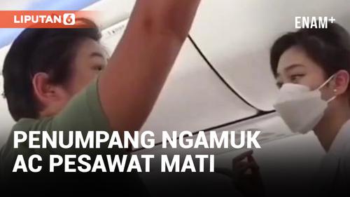 VIDEO: AC Mati Jelang Lepas Landas, Penumpang Batik Air Ngamuk