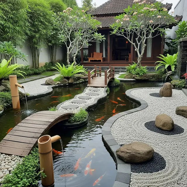 Kolam Ikan Gaya Jepang (Zen Garden) untuk Rumah Kecil