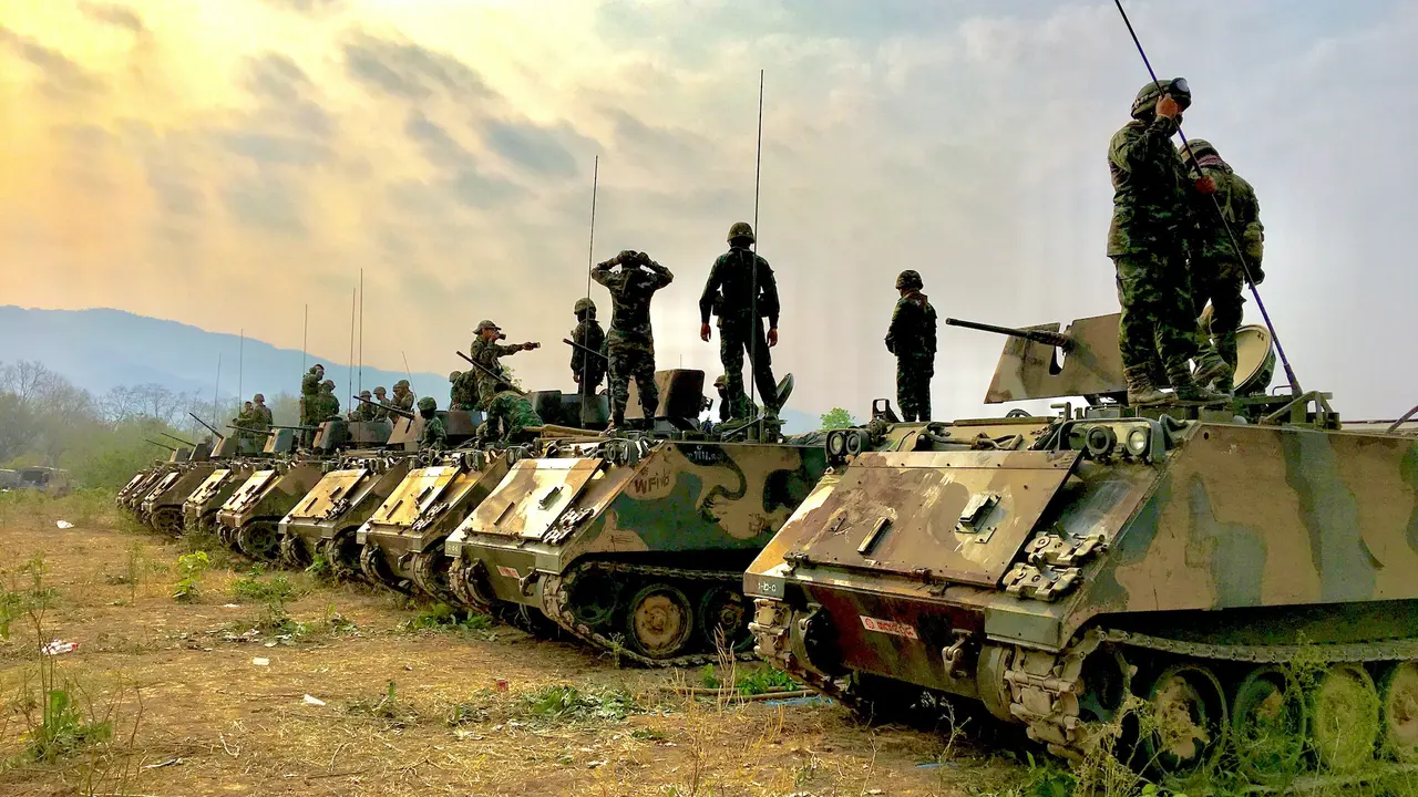 Ilustrasi bela negara, militer